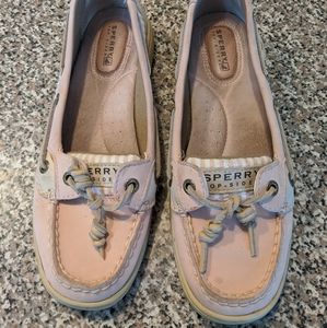 Pink Sperry Shoes women's size 7